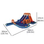 ⁦نطاطية مائية للأطفال مع زحاليق وبركة – AirMyFun⁩ - الصورة ⁦2⁩